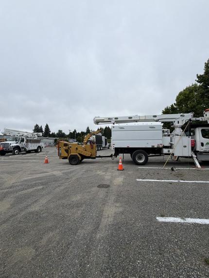 Olympic Tree Service truck and equipment fleet